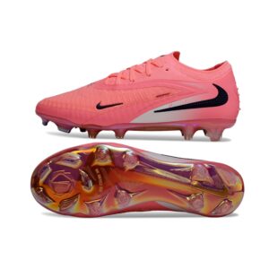 Chuteira Campo NIKE Phantom 6 Elite Low FG Rosa - Preto