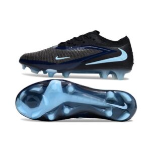 Chuteira Campo NIKE Phantom 6 Elite Low FG Shadow Pack Preto - Azul
