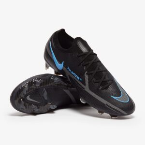 Chuteira Campo NIKE Phantom GT2 Elite FG Black Pack Preto - Azul