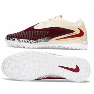 Chuteira Society Nike Phantom 6 Elite  TF - Vermelho/Branco