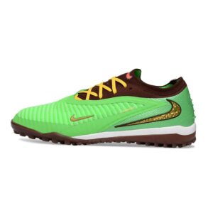 Chuteira Society Nike Phantom ReactX 6 Elite Travis Scott Verde - Marrom