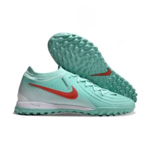 Chuteira Society Nike React Phantom GX II Elite Verde - Vermelho