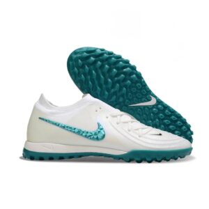 Chuteira Society Nike React Phantom GX II Elite Chromatic Branco - Verde